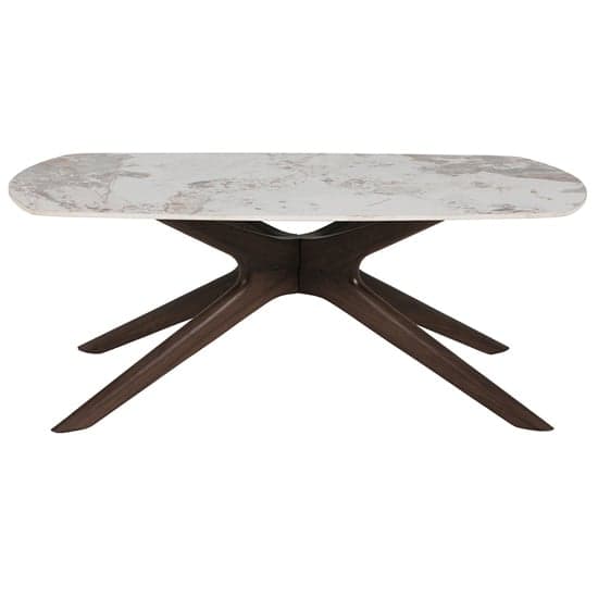 Adria Ceramic Coffee Table With Brown Walnut Legs_2
