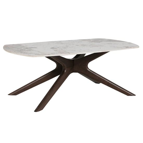 Adria Ceramic Coffee Table With Brown Walnut Legs_1