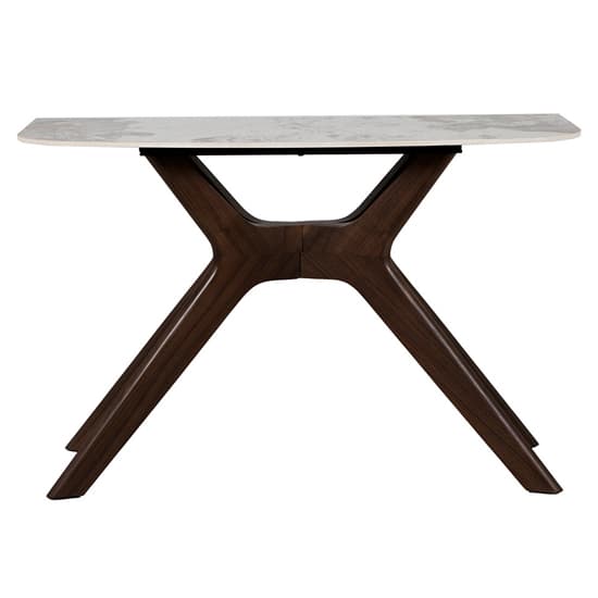 Adria Ceramic Console Table With Brown Walnut Legs_2