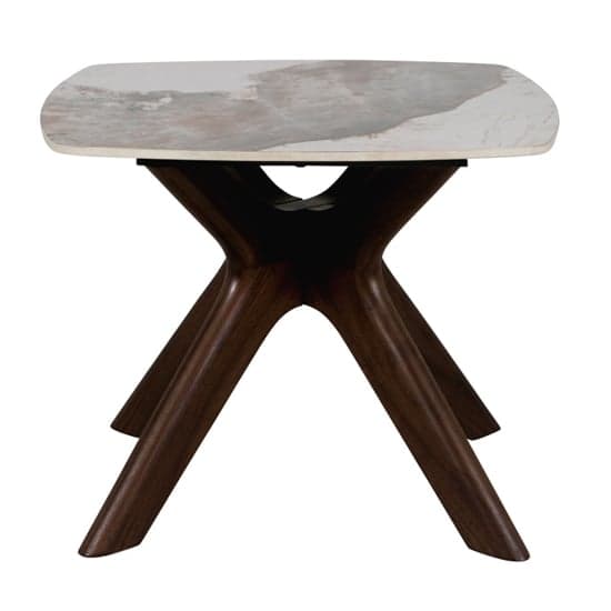 Adria Ceramic Lamp Table With Brown Walnut Legs_2