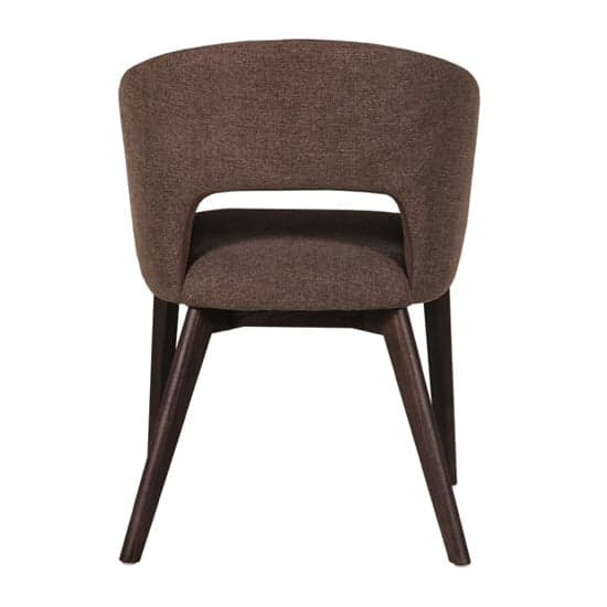 Adria Woven Fabric Dining Chair In Brown_2