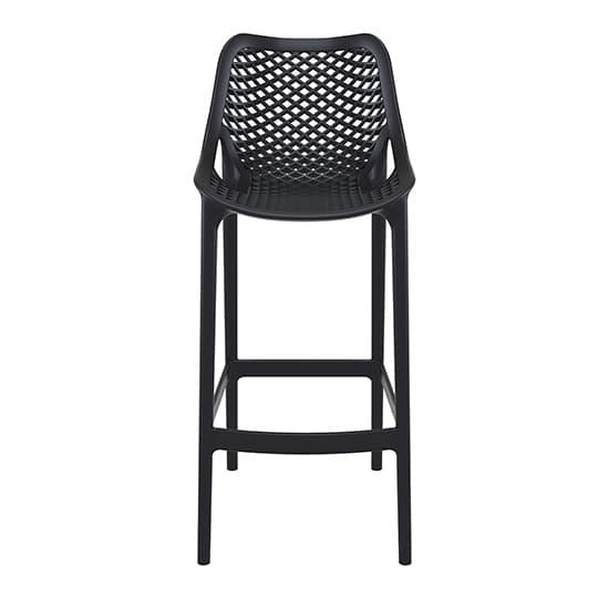 Adrian Black Polypropylene And Glass Fiber Bar Chairs In Pair_3
