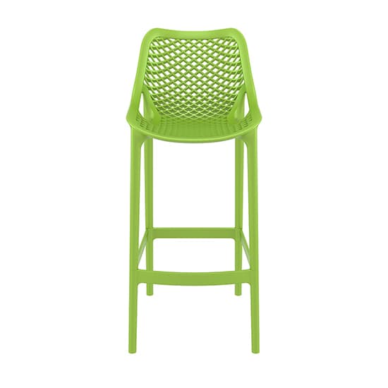 Adrian Green Polypropylene And Glass Fiber Bar Chairs In Pair_3