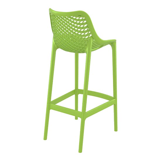 Adrian Green Polypropylene And Glass Fiber Bar Chairs In Pair_5