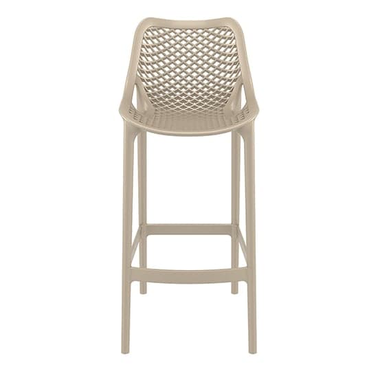 Adrian Polypropylene And Glass Fiber Bar Chair In Taupe_2