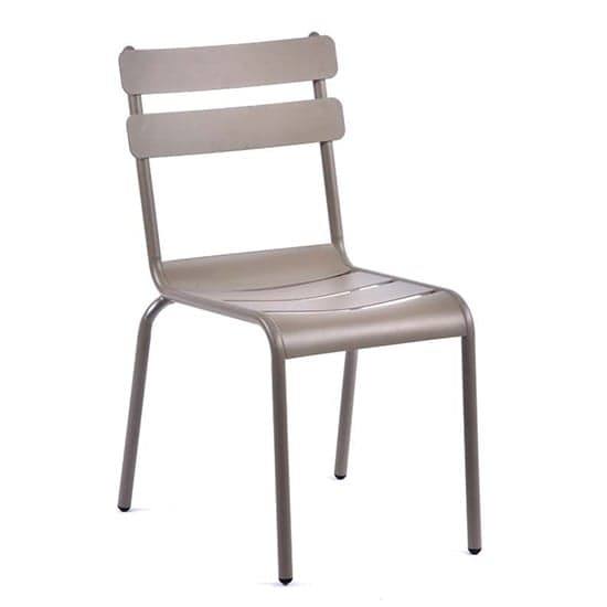 Adrianna Outdoor Aluminium Side Chair In Grey_1