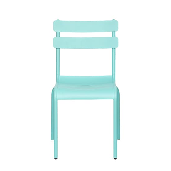 Adrianna Outdoor Aluminium Side Chair In Solid Blue_2