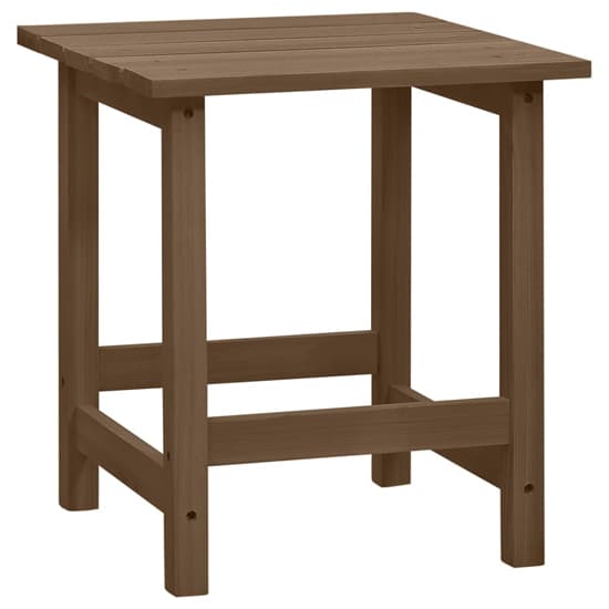 Adrius Solid Fir Wood Garden Chair With Table In Brown_7