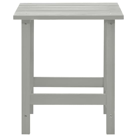 Adrius Solid Fir Wood Garden Chair With Table In Grey_8
