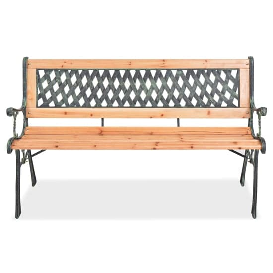 Adyta Outdoor Wooden Diamond Design Seating Bench In Natural_2