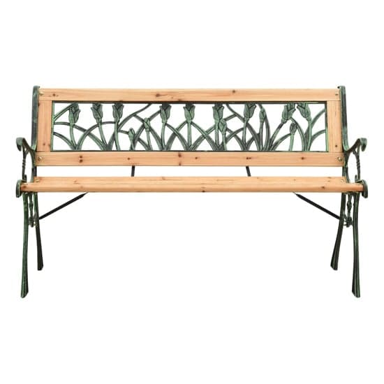 Adyta Outdoor Wooden Tulip Design Seating Bench In Natural_2