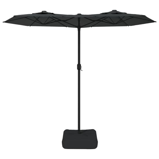Aelia Fabric Double-Head Parasol In Anthracite With LED Lights_4