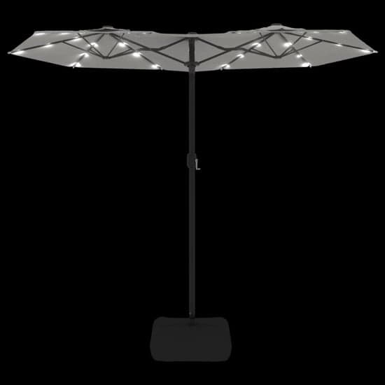 Aelia Fabric Double-Head Parasol In White With LED Lights_6