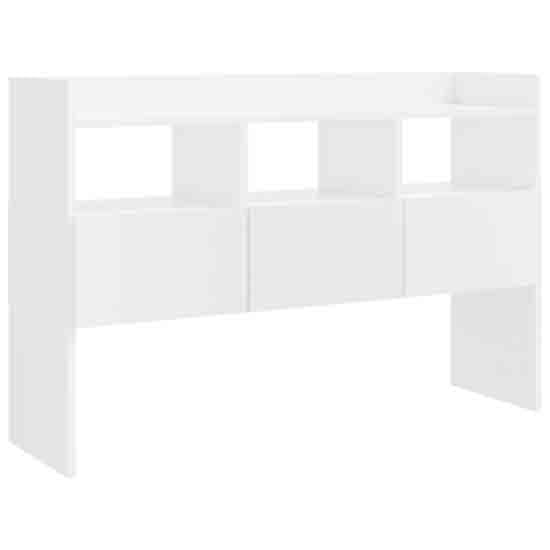 Afton High Gloss Sideboard With 3 Drawers In White_3