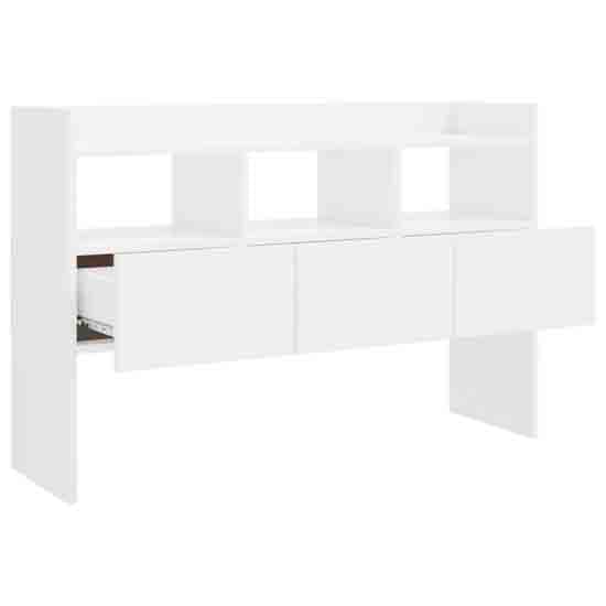 Afton High Gloss Sideboard With 3 Drawers In White_4