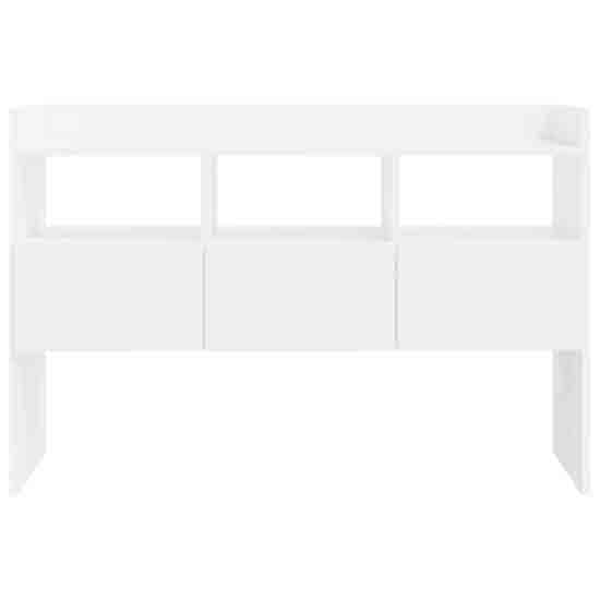 Afton High Gloss Sideboard With 3 Drawers In White_5