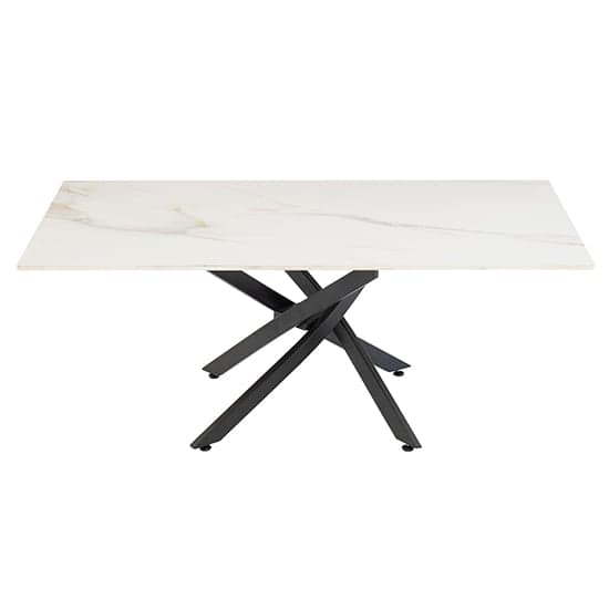 Afton Sintered Stone Coffee Table In White Kass Gold_2