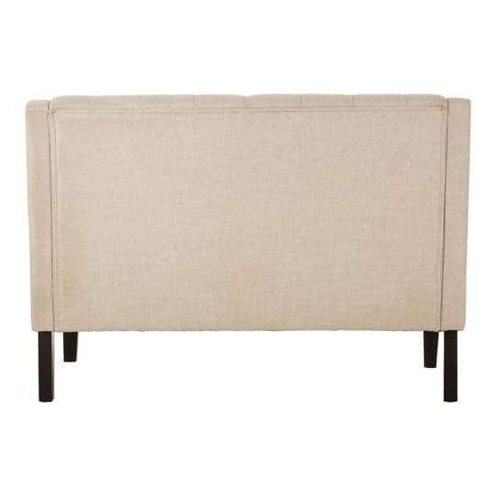 Agoront Upholstered Linen High Back Dining Bench In Natural_3