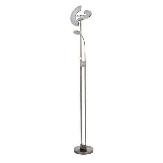 Ain Mother Child LED Floor Lamp In Satin Nickel And Chrome_2