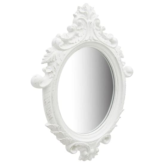 Airlia Castle Style Wall Mirror In White_2