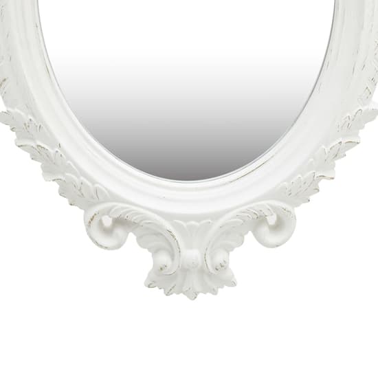 Airlia Castle Style Wall Mirror In White_3
