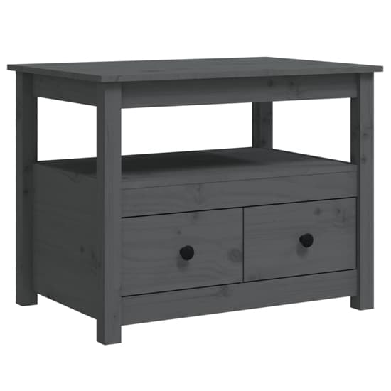 Aitla Pine Wood Coffee Table With 2 Drawers In Grey_3