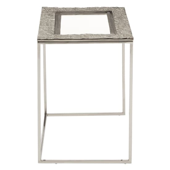Akela Rectangular Glass Top Set Of 3 Side Tables In Silver_4