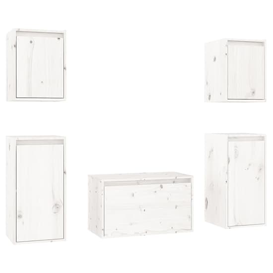 Akiva Wall Hung Solid Pinewood Entertainment Unit In White_3