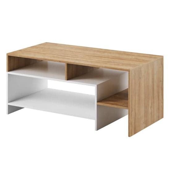 Akron Wooden Coffee Table In Grandson Oak And White_1