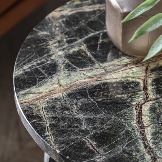 Akron Marble Side Table Round In Ember_3