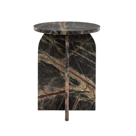 Akron Marble Side Table Round In Ember_5