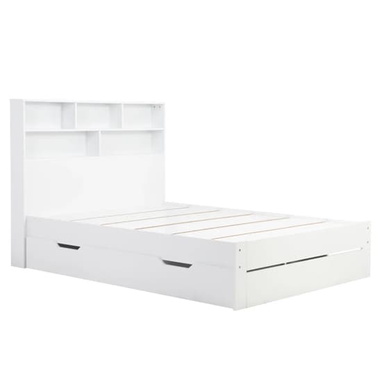 Alafia Wooden Storage Double Bed In White_4