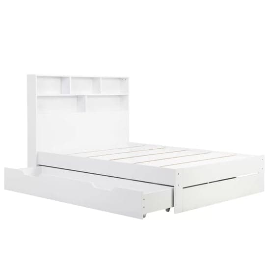 Alafia Wooden Storage Small Double Bed In White_5