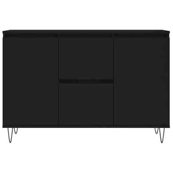 Alamosa Wooden Sideboard With 2 Doors 2 Drawers In Black_4