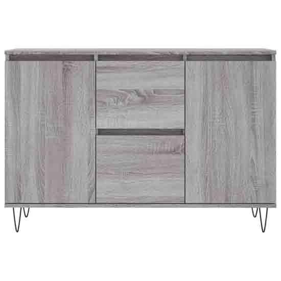Alamosa Wooden Sideboard With 2 Doors 2 Drawers In Grey Sonoma_4