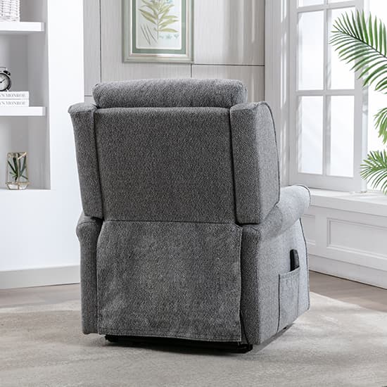 Alanya Fabric Dual Motor Riser Recliner Chair In Grey_11