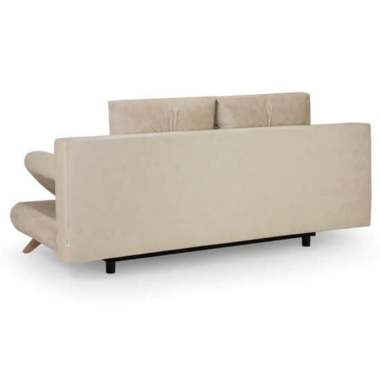 Alaro Plush Velvet 3 Seater Sofabed In Mocha_3