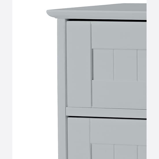 Alaskan Low Wooden Bathroom Storage Cabinet In Grey_2