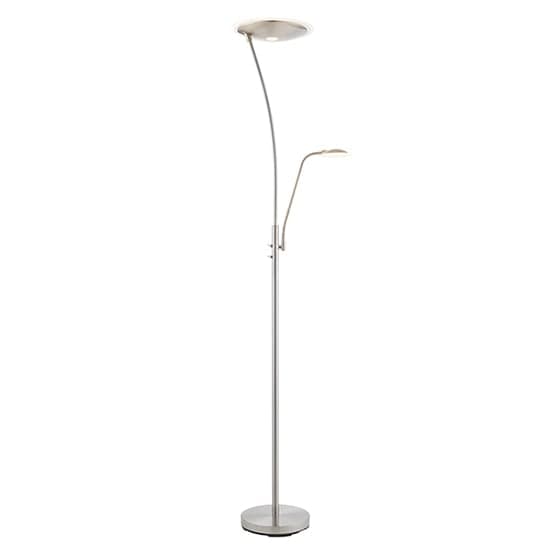 Alassio Mother And Child Task Floor Lamp In Satin Chrome_1