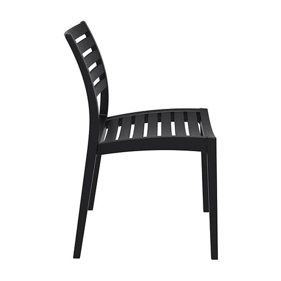 Albany Black Polypropylene Dining Chairs In Pair_4