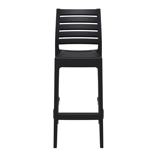 Albany Black Polypropylene And Glass Fiber Bar Chairs In Pair_3
