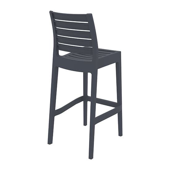 Albany Grey Polypropylene And Glass Fiber Bar Chairs In Pair_5