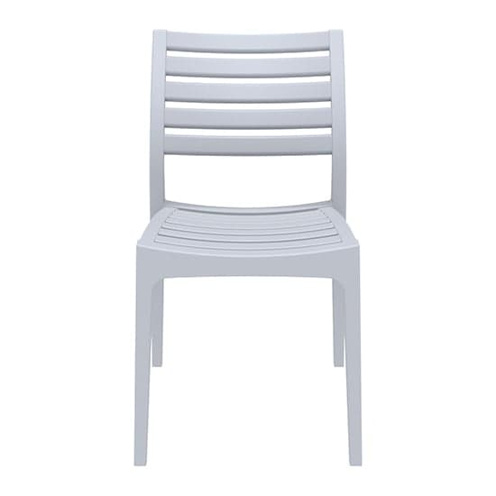 Albany Polypropylene And Glass Fiber Dining Chair In Silver Grey_2