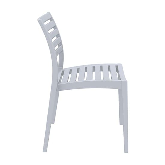 Albany Polypropylene And Glass Fiber Dining Chair In Silver Grey_3