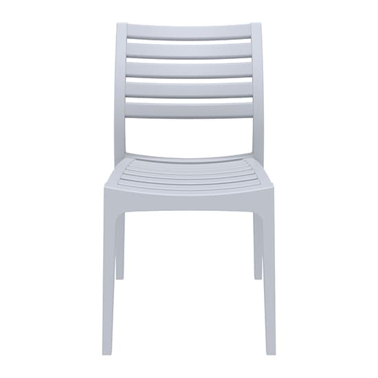 Albany Silver Grey Polypropylene Dining Chairs In Pair_3