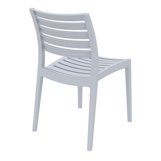 Albany Silver Grey Polypropylene Dining Chairs In Pair_5