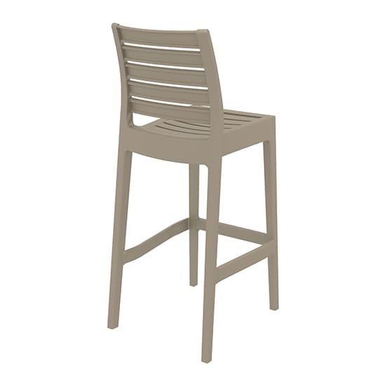 Albany Taupe Polypropylene And Glass Fiber Bar Chairs In Pair_5