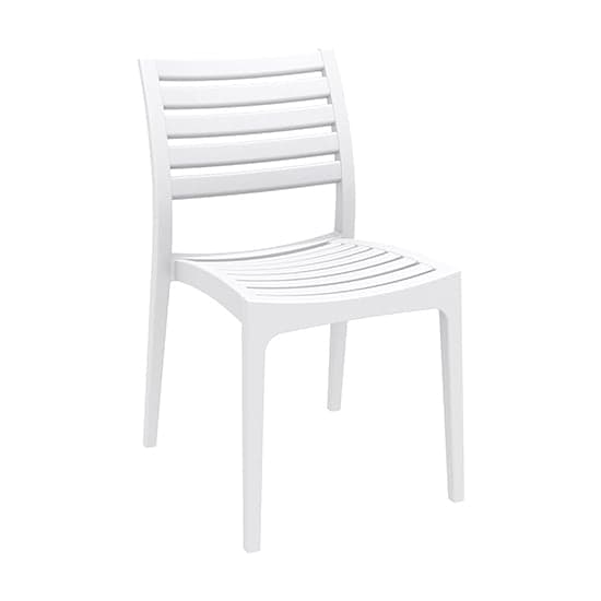 Albany White Polypropylene Dining Chairs In Pair_2