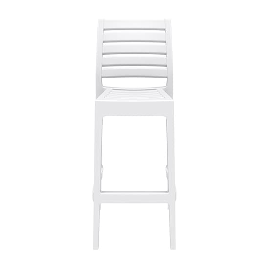 Albany White Polypropylene And Glass Fiber Bar Chairs In Pair_3