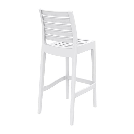 Albany White Polypropylene And Glass Fiber Bar Chairs In Pair_5